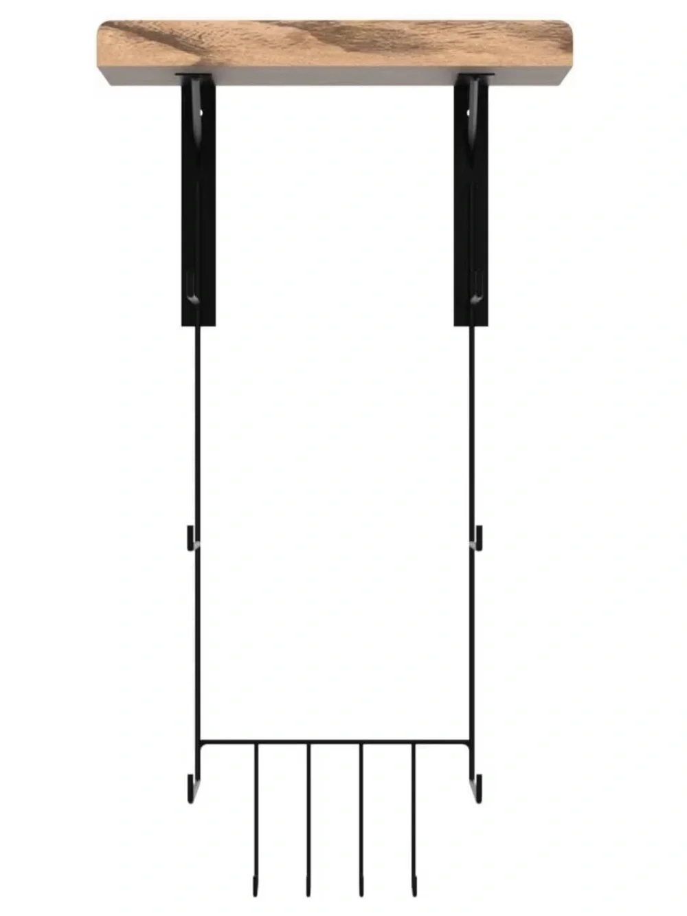 Bikoney wall rack for fitness & yoga mats / equipment
